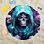 Reaper Skull Beach Blanket Don't Try To Figure Me Out - Wonder Print Shop