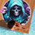 Reaper Skull Beach Blanket Don't Try To Figure Me Out - Wonder Print Shop