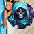 Reaper Skull Beach Blanket Don't Try To Figure Me Out - Wonder Print Shop