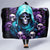 Reaper Skull Hooded Blanket Don't Try To Figure Me Out