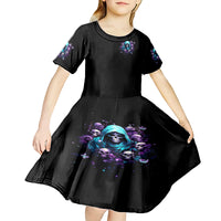 Reaper Skull Kid Short Sleeve Dress Don't Try To Figure Me Out - Wonder Print Shop