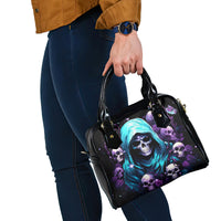 Reaper Skull Shoulder Handbag Don't Try To Figure Me Out