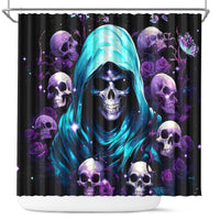 Reaper Skull Shower Curtain Don't Try To Figure Me Out