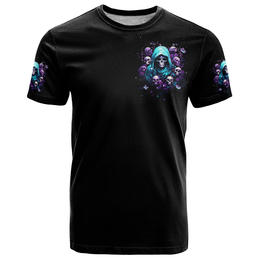 Reaper Skull T Shirt Don't Try To Figure Me Out - Wonder Print Shop