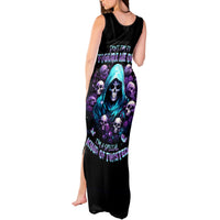 Reaper Skull Tank Maxi Dress Don't Try To Figure Me Out - Wonder Print Shop