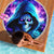 Rose Skull Beach Blanket If My Mouth Doesn't Say It - Wonder Print Shop