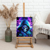 Rose Skull Canvas Wall Art If My Mouth Doesn't Say It - Wonder Print Shop