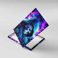 Rose Skull Canvas Wall Art If My Mouth Doesn't Say It - Wonder Print Shop