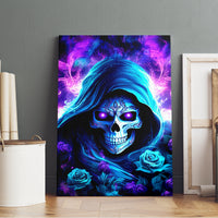 Rose Skull Canvas Wall Art If My Mouth Doesn't Say It - Wonder Print Shop