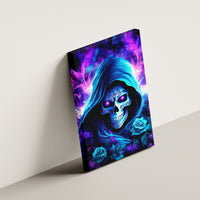 Rose Skull Canvas Wall Art If My Mouth Doesn't Say It - Wonder Print Shop