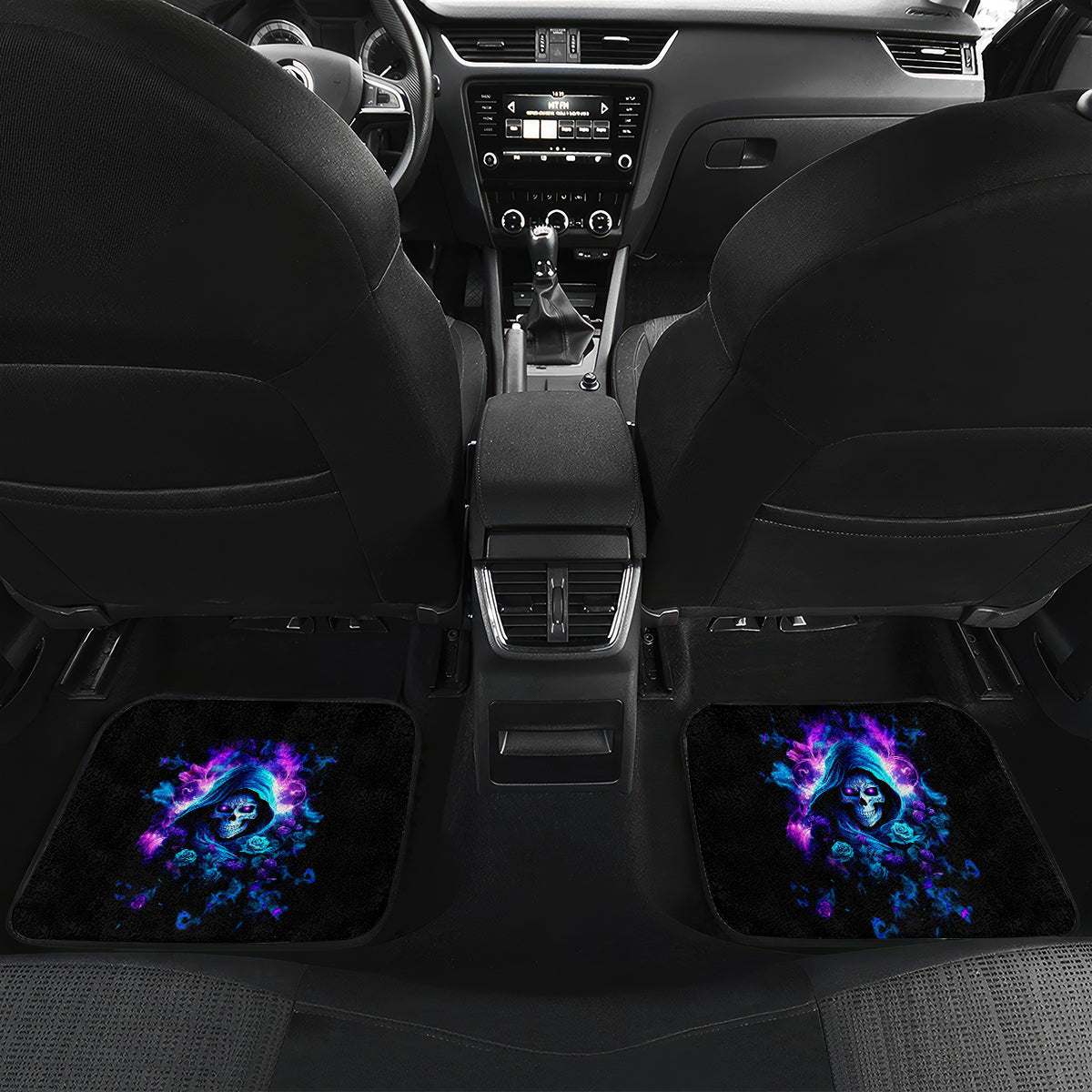 Rose Skull Car Mats If My Mouth Doesn't Say It - Wonder Print Shop
