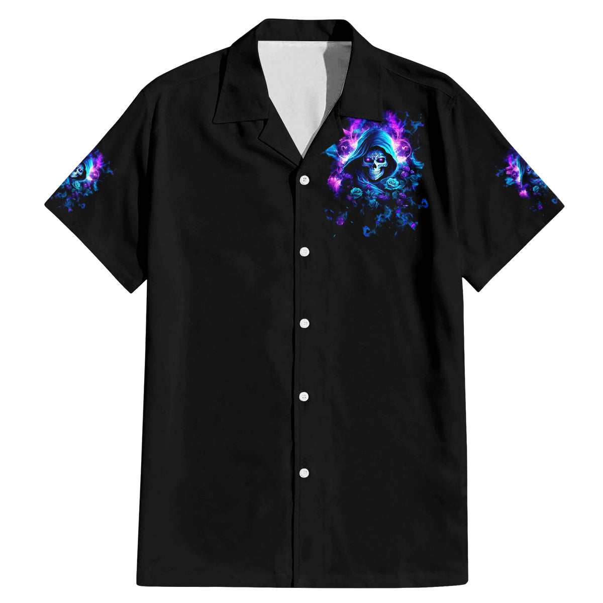 Rose Skull Family Matching Mermaid Dress and Hawaiian Shirt If My Mouth Doesn't Say It - Wonder Print Shop