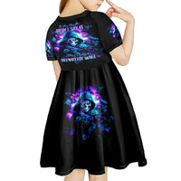 Rose Skull Kid Short Sleeve Dress If My Mouth Doesn't Say It - Wonder Print Shop