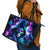 Rose Skull Leather Tote Bag If My Mouth Doesn't Say It - Wonder Print Shop