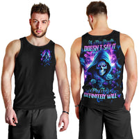 Rose Skull Men Tank Top If My Mouth Doesn't Say It - Wonder Print Shop