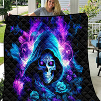 Rose Skull Quilt If My Mouth Doesn't Say It - Wonder Print Shop
