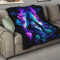 Rose Skull Quilt If My Mouth Doesn't Say It - Wonder Print Shop