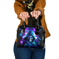 Rose Skull Shoulder Handbag If My Mouth Doesn't Say It