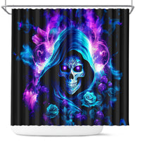 Rose Skull Shower Curtain If My Mouth Doesn't Say It