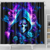 Rose Skull Shower Curtain If My Mouth Doesn't Say It