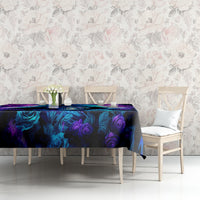 Rose Skull Tablecloth If My Mouth Doesn't Say It - Wonder Print Shop