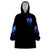 Rose Skull Wearable Blanket Hoodie If My Mouth Doesn't Say It - Wonder Print Shop
