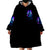 Rose Skull Wearable Blanket Hoodie If My Mouth Doesn't Say It - Wonder Print Shop