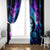 Rose Skull Window Curtain If My Mouth Doesn't Say It - Wonder Print Shop