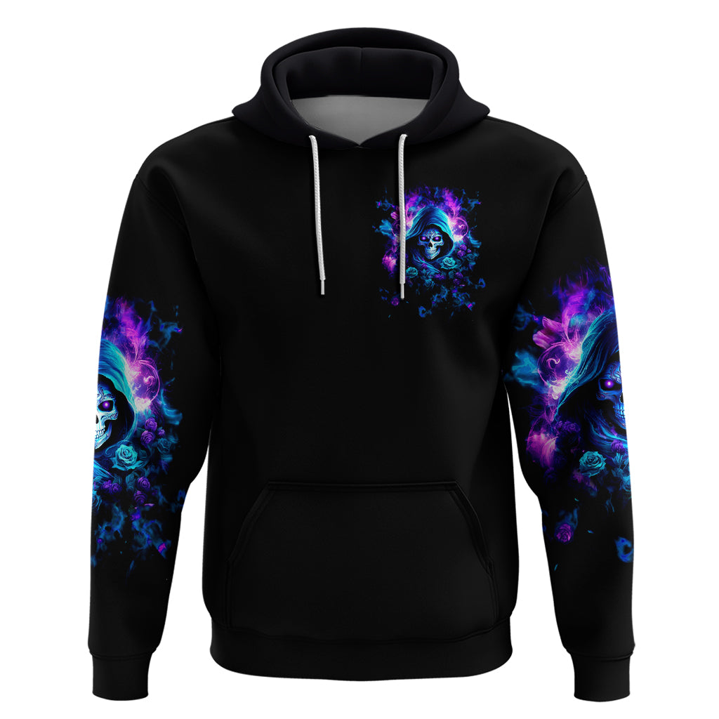 Rose Skull Zip Hoodie If My Mouth Doesn't Say It - Wonder Print Shop