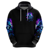 Rose Skull Zip Hoodie If My Mouth Doesn't Say It - Wonder Print Shop
