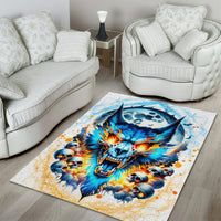 Wolf Skull Area Rug You First Mistake Was Thinking I Was One Of The Sheep - Wonder Print Shop