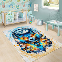 Wolf Skull Area Rug You First Mistake Was Thinking I Was One Of The Sheep - Wonder Print Shop