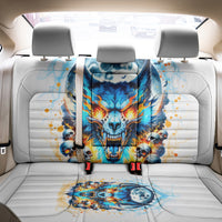 Wolf Skull Back Car Seat Cover You First Mistake Was Thinking I Was One Of The Sheep - Wonder Print Shop