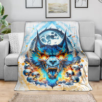 Wolf Skull Blanket You First Mistake Was Thinking I Was One Of The Sheep