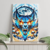 Wolf Skull Canvas Wall Art You First Mistake Was Thinking I Was One Of The Sheep - Wonder Print Shop