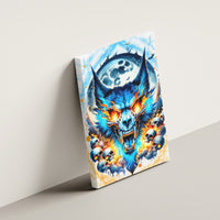 Wolf Skull Canvas Wall Art You First Mistake Was Thinking I Was One Of The Sheep - Wonder Print Shop