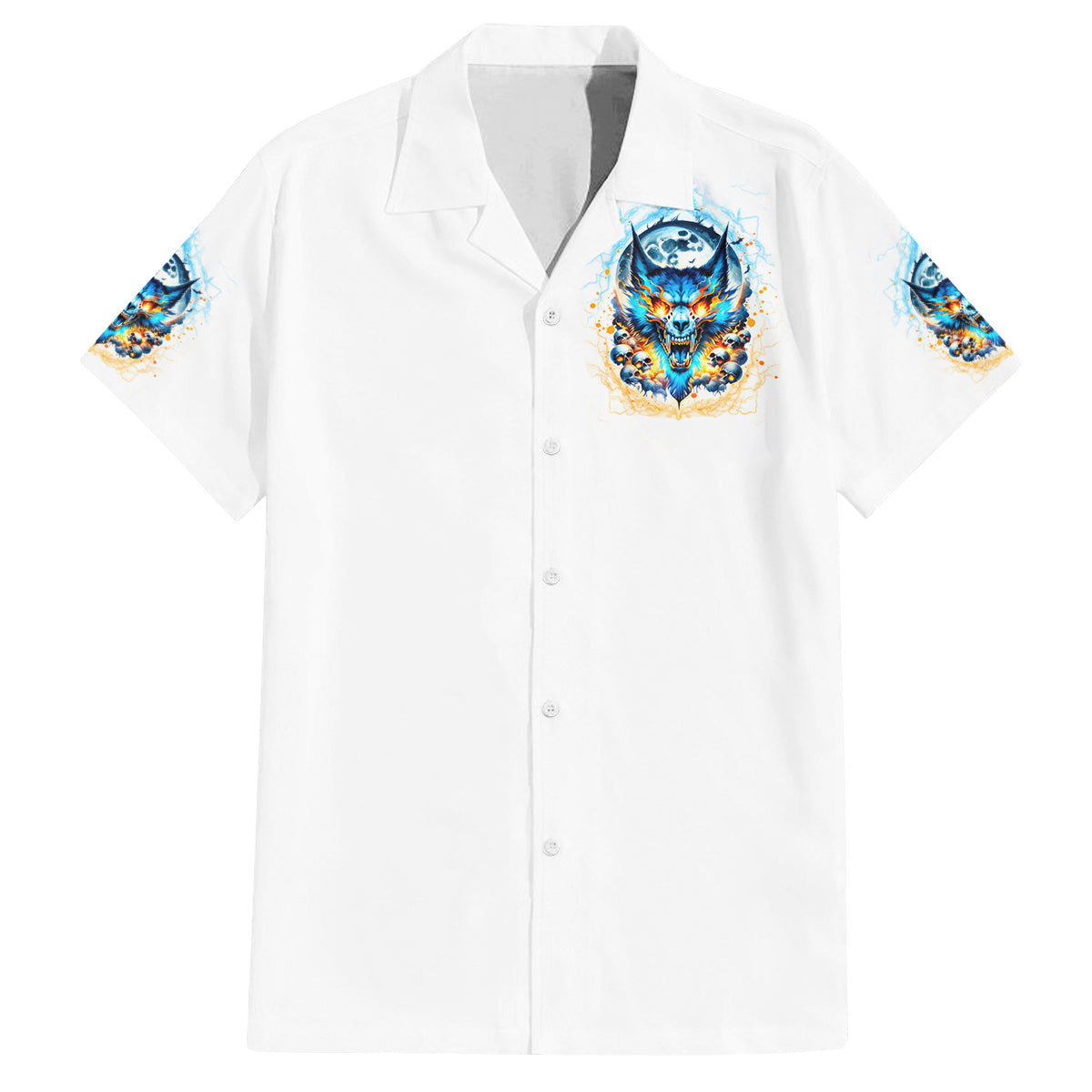 Wolf Skull Family Matching Puletasi and Hawaiian Shirt You First Mistake Was Thinking I Was One Of The Sheep - Wonder Print Shop