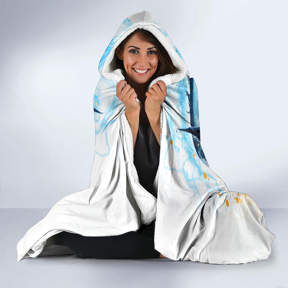 Wolf Skull Hooded Blanket You First Mistake Was Thinking I Was One Of The Sheep