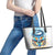 Wolf Skull Leather Tote Bag You First Mistake Was Thinking I Was One Of The Sheep - Wonder Print Shop