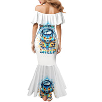 Wolf Skull Mermaid Dress You First Mistake Was Thinking I Was One Of The Sheep - Wonder Print Shop