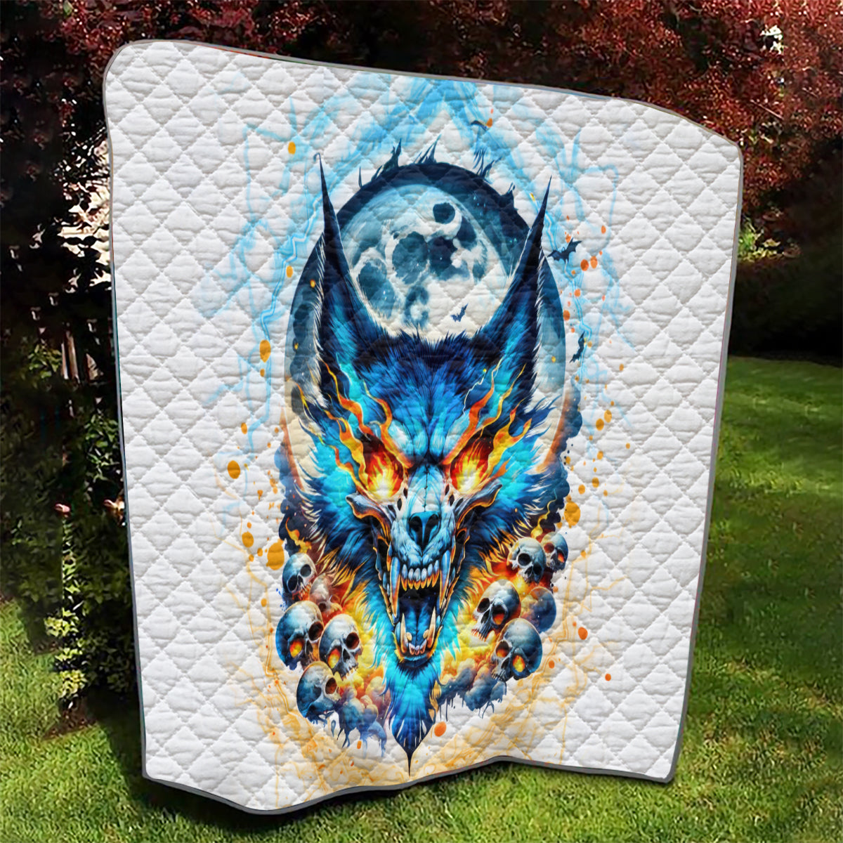 Wolf Skull Quilt You First Mistake Was Thinking I Was One Of The Sheep - Wonder Print Shop