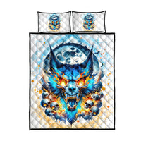Wolf Skull Quilt Bed Set You First Mistake Was Thinking I Was One Of The Sheep - Wonder Print Shop