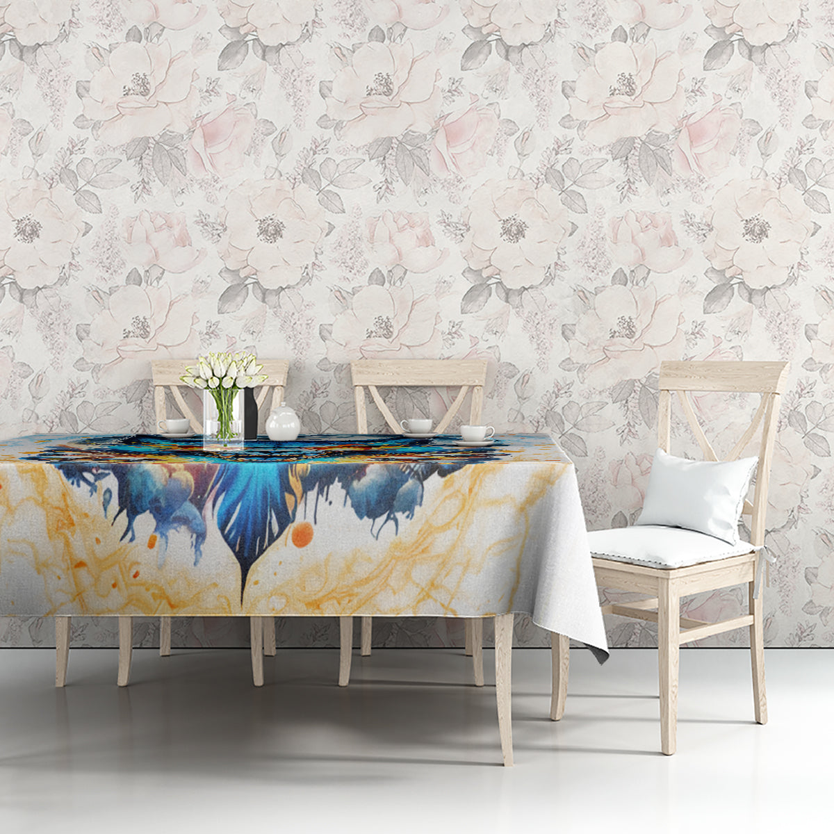 Wolf Skull Tablecloth You First Mistake Was Thinking I Was One Of The Sheep - Wonder Print Shop