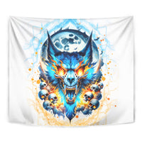 Wolf Skull Tapestry You First Mistake Was Thinking I Was One Of The Sheep - Wonder Print Shop