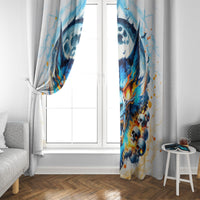 Wolf Skull Window Curtain You First Mistake Was Thinking I Was One Of The Sheep - Wonder Print Shop