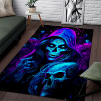 Witch Skull Area Rug The Good Girl In Me Got Tired Of The Bullshit - Wonder Print Shop