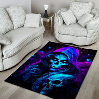 Witch Skull Area Rug The Good Girl In Me Got Tired Of The Bullshit - Wonder Print Shop