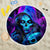 Witch Skull Beach Blanket The Good Girl In Me Got Tired Of The Bullshit - Wonder Print Shop