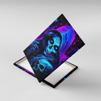 Witch Skull Canvas Wall Art The Good Girl In Me Got Tired Of The Bullshit - Wonder Print Shop