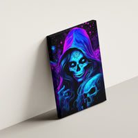 Witch Skull Canvas Wall Art The Good Girl In Me Got Tired Of The Bullshit - Wonder Print Shop